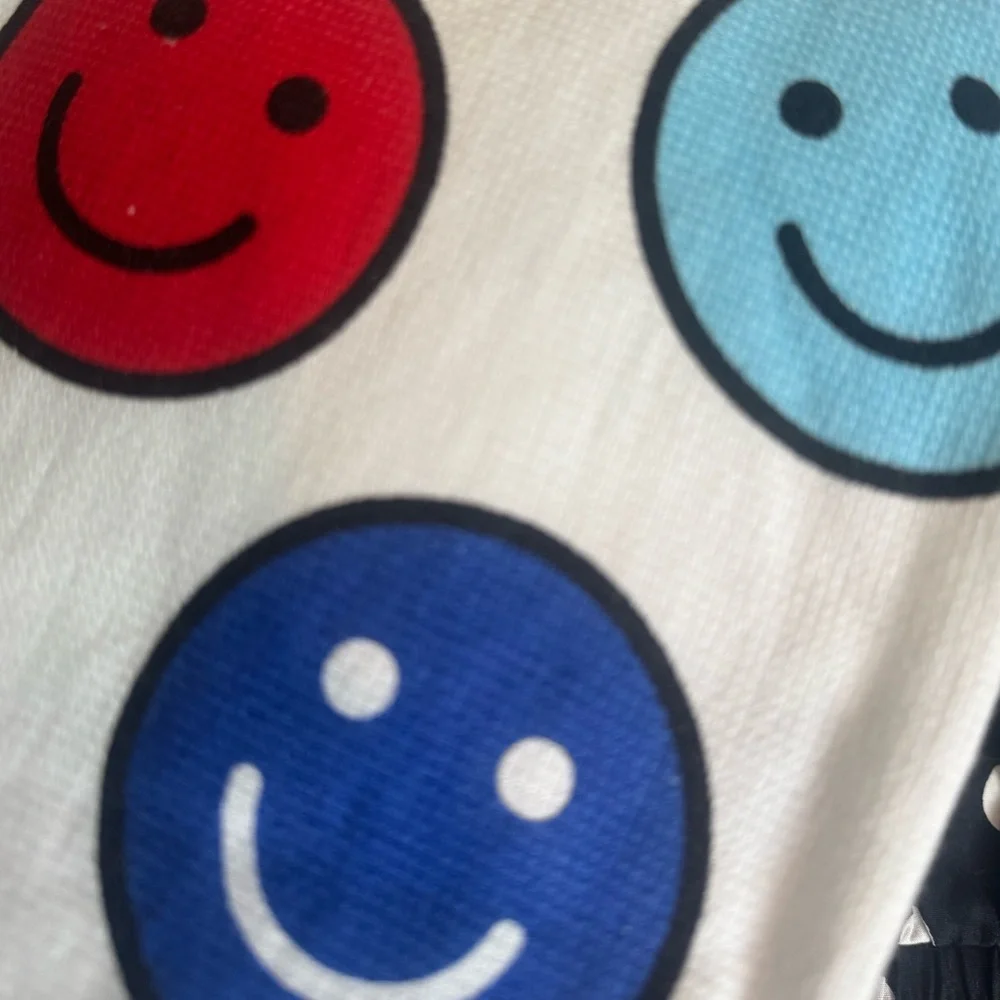 Set of 3 Patriotic colors,Smiley Face Kitchen Towels😊super soft & absorbent!